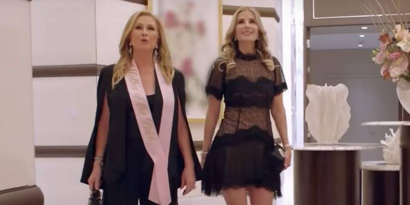 Kathy Hilton and Ursula Nesbitt walking in Paris' party in Party in Love