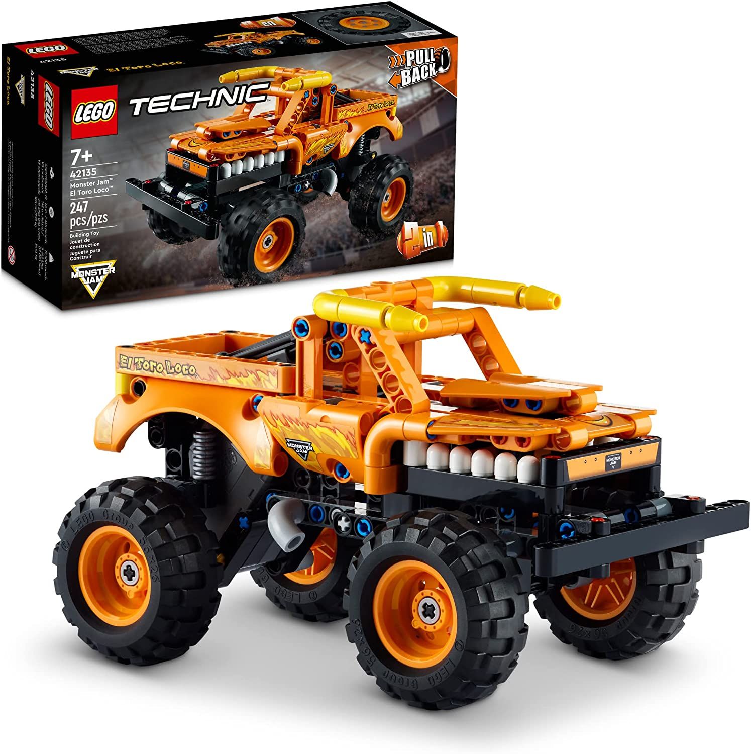 LEGO Technic Monster Jam El Toro Loco 42135 Building Toy Set (247 Pieces) 1