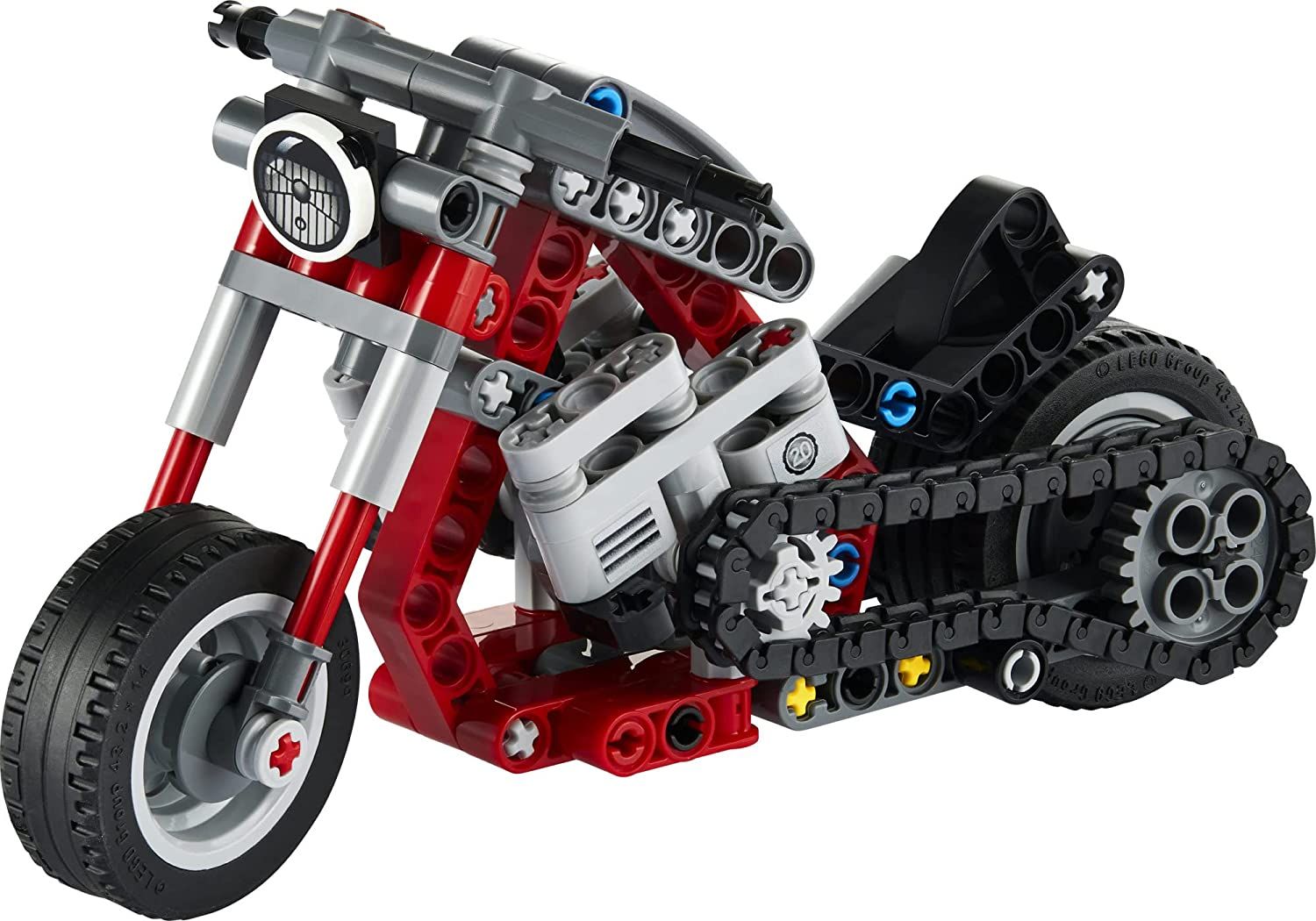 LEGO Technic Motorcycle 42132 Building Toy Set for Kids (163 Pieces) 2