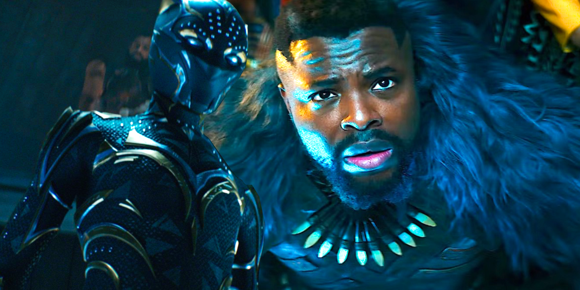 M'Baku and New Black Panther in Wakanda Forever