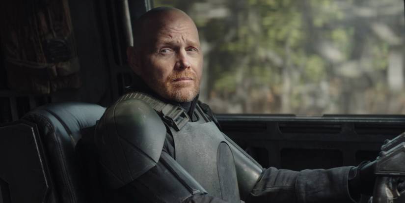 Mayfeld dirigindo um transporte Imperial em The Mandalorian