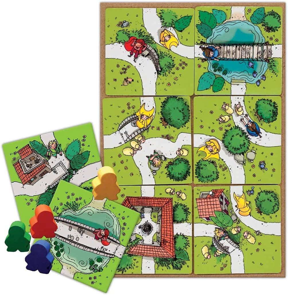 My First Carcassonne Board Game is one of the most beautiful board games for kids