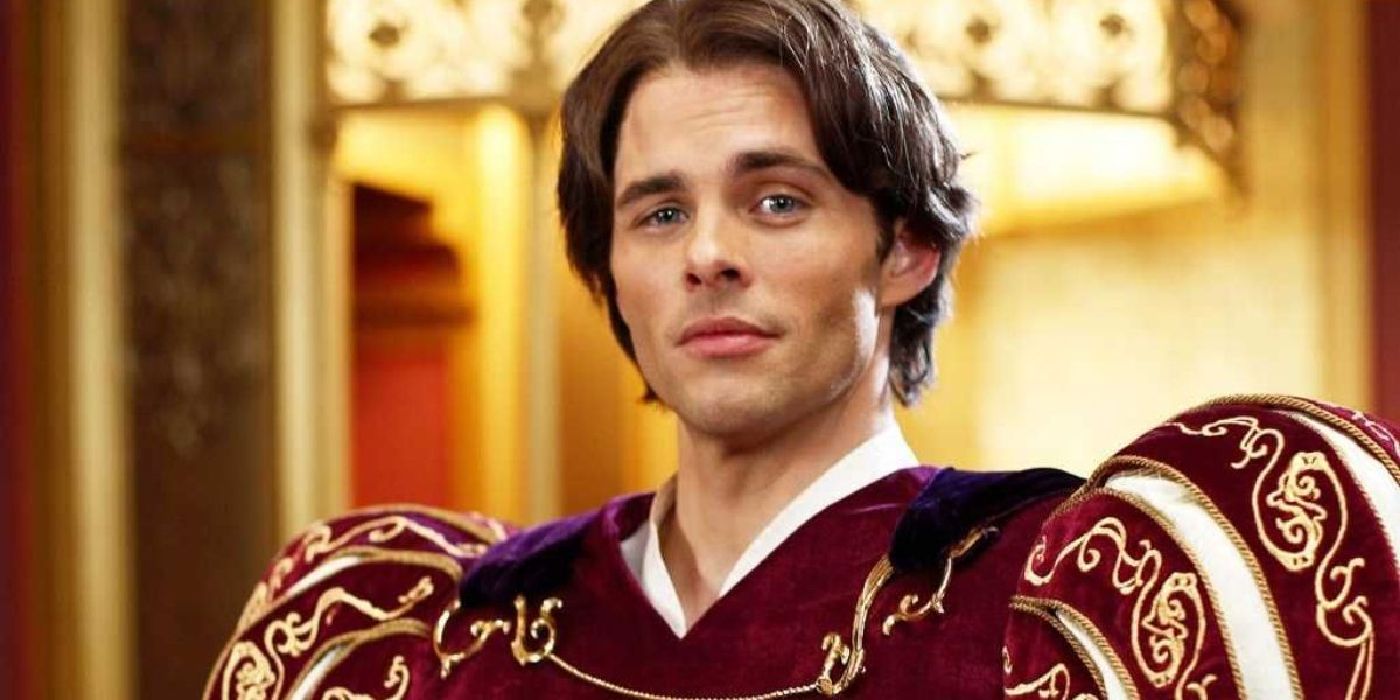 James Marsden as Prince Edward smiling in Enchanted