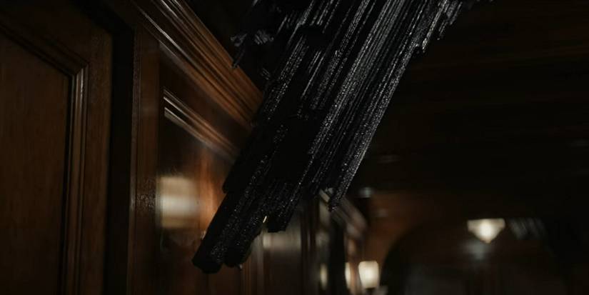 A shard of black virus cuts through the air in 1899