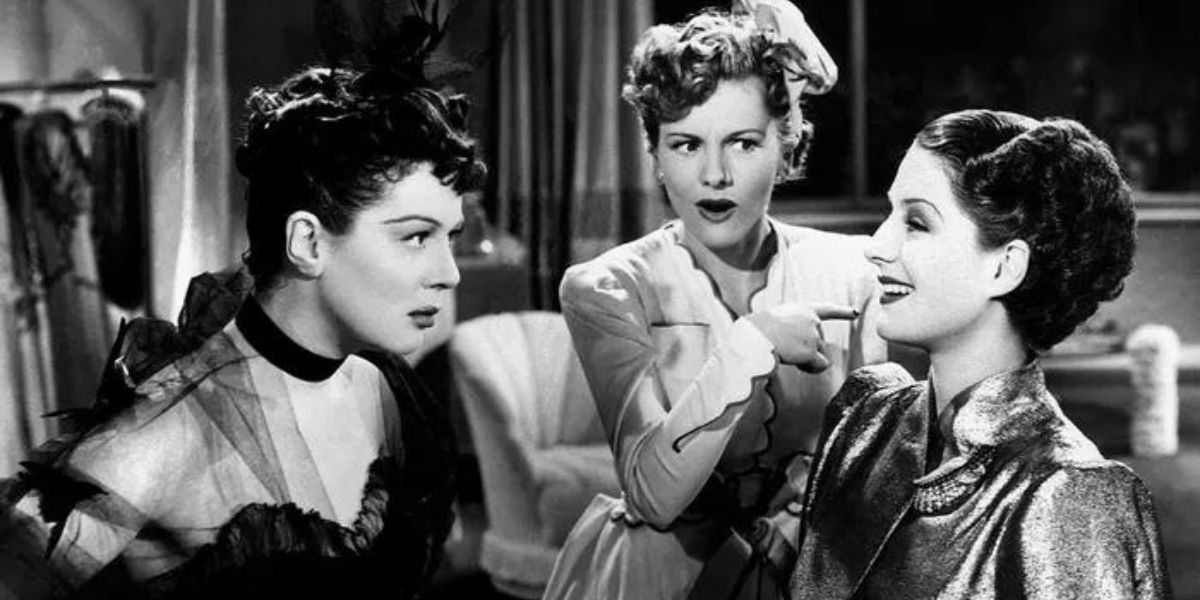 Black and white image of the cast of The Women (1939)