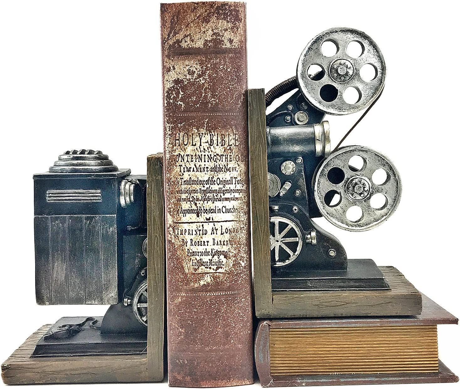 Vintage Camera Bookends are one of the best gifts for classic movie fans