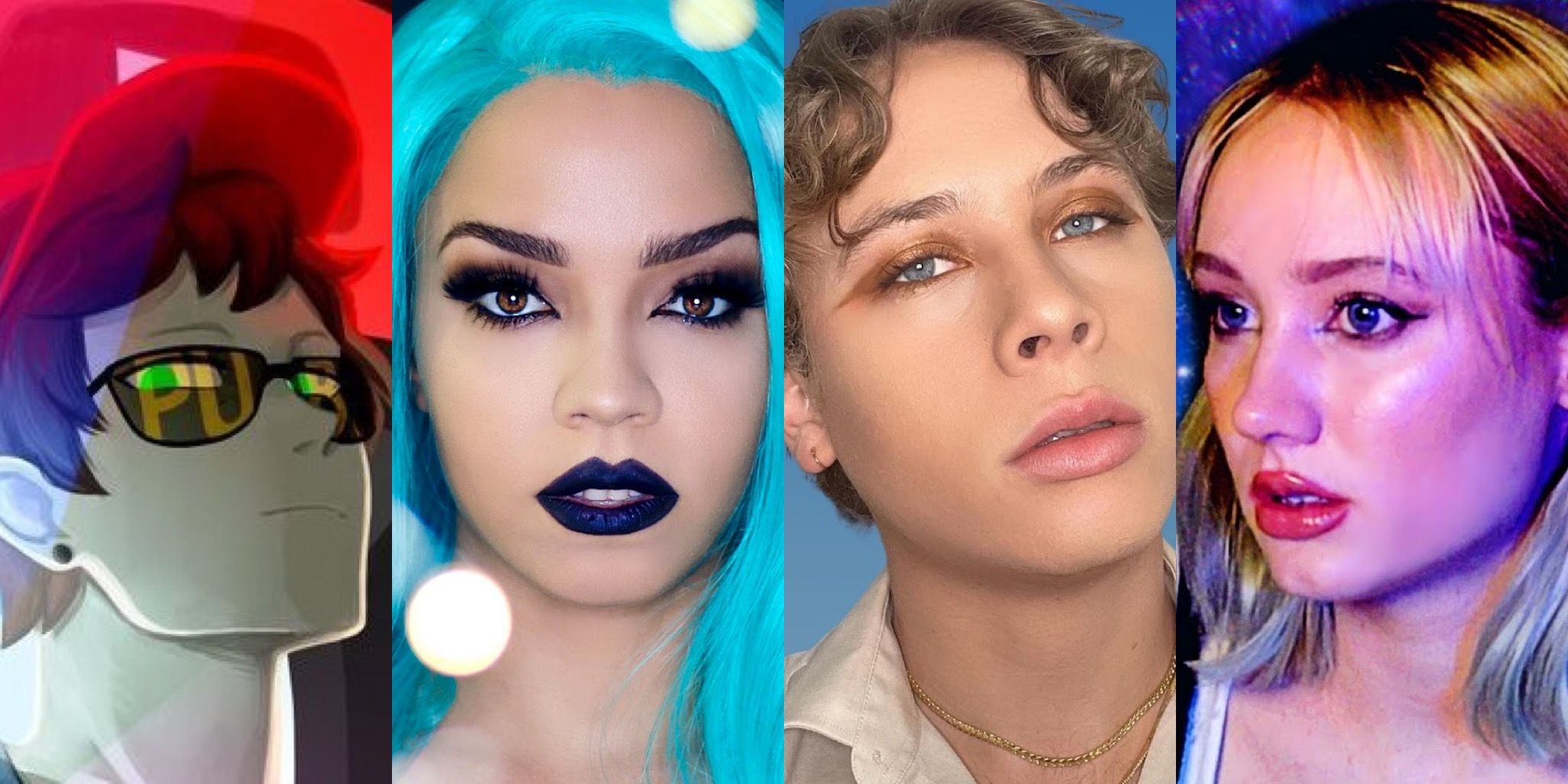 Youtubers The Right Opinion, Swoop, Luke Alexander and Cruel World Happy Mind 