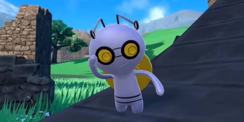 A Gimmighoul in Pokemon Scarlet & Violet.