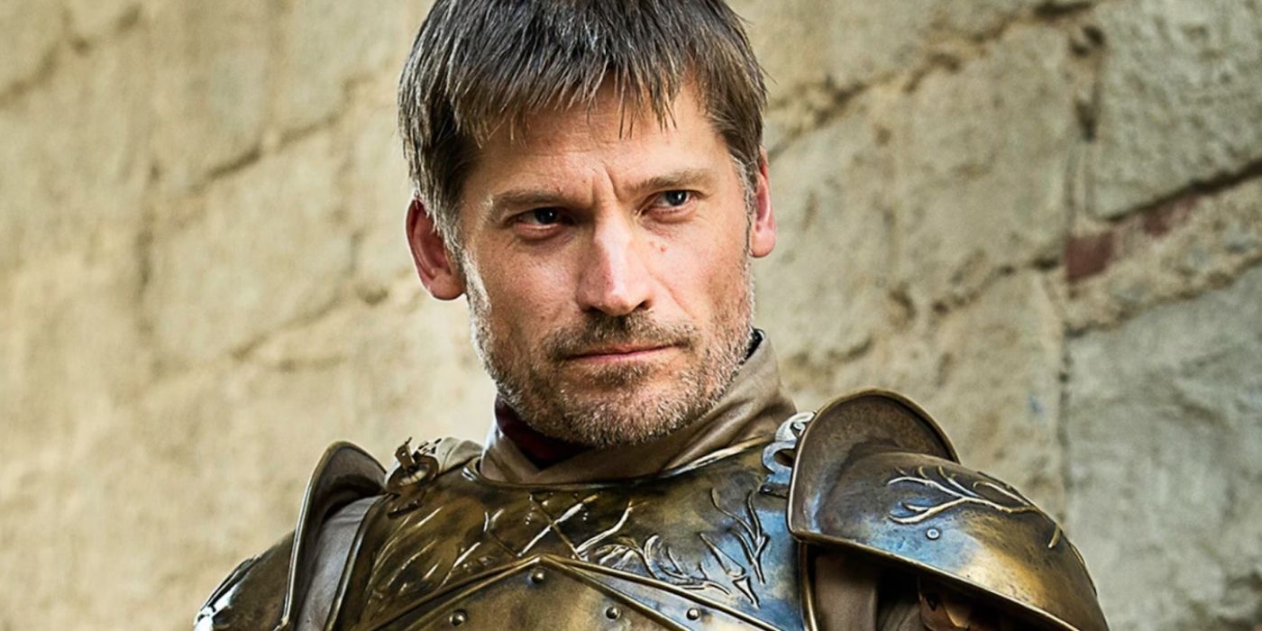 Nikolaj Coster-Waldau as Jaime Lannister wearing armor in Game of Thrones. 