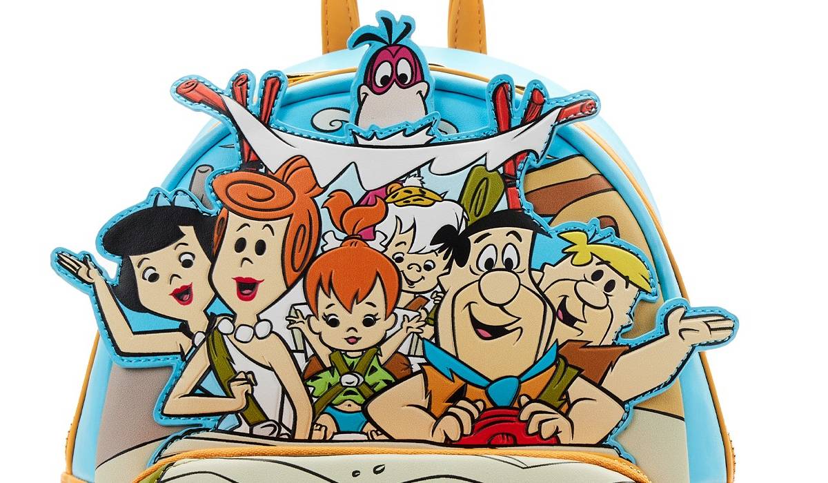 Loungefly Flintstones Character Backpack Loungefly The Flintstones Cast Mini Backpack Prehistoric  main image 4