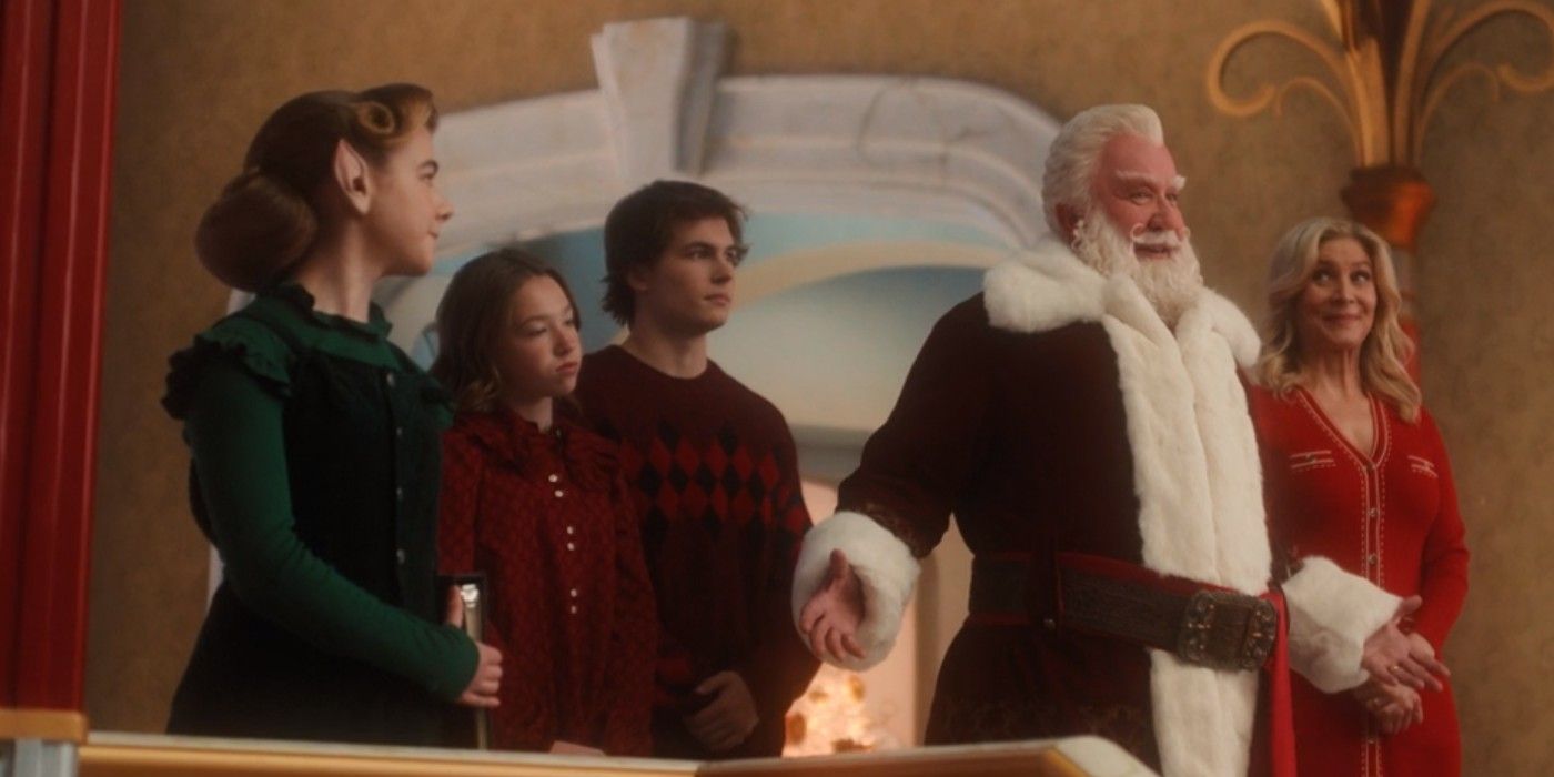 Santa Clause and his family in The Santa Clauses