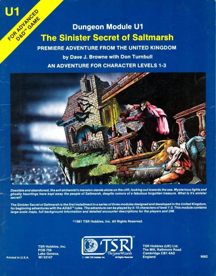 D&D's Best First Edition Campaigns