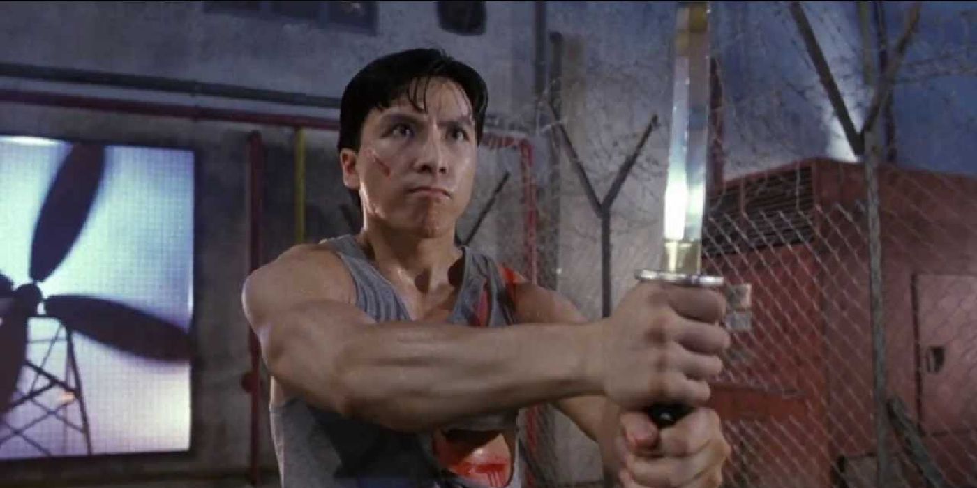 Cena de luta do filme Tiger Cage 2 com Donnie Yen.