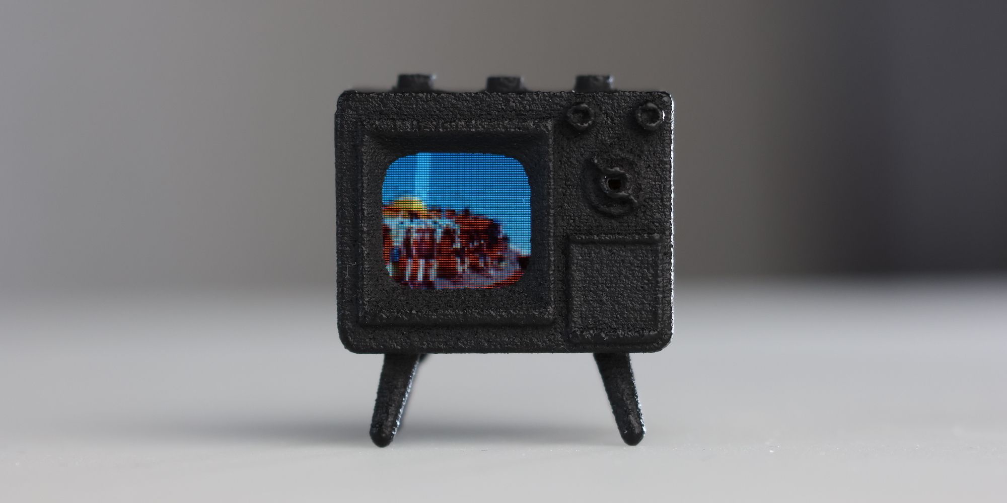 This Ridiculously Tiny OLED TV Is So Cute It Hurts