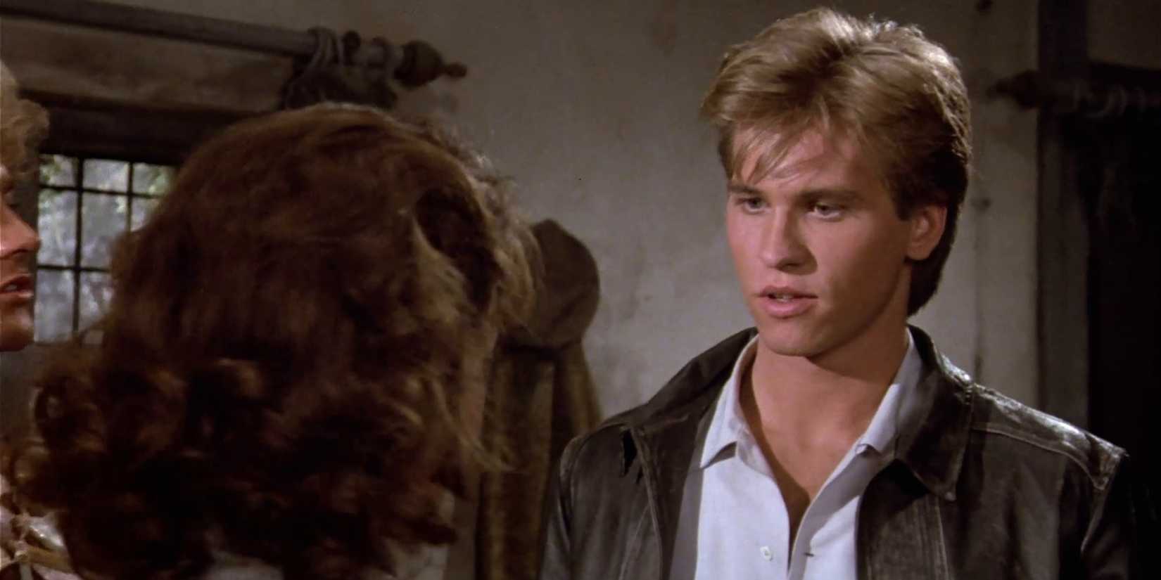 Val Kilmer in a leather jacket in Top Secret