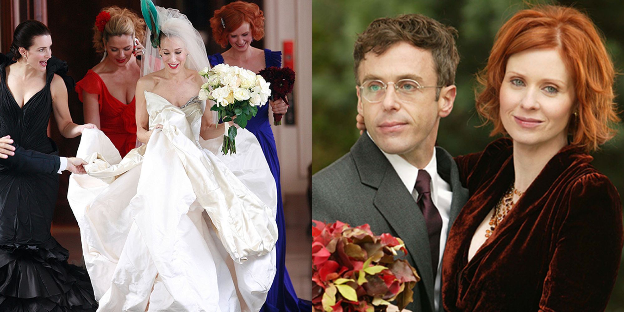 9 Most Fabulous (& Dramatic) Weddings In Sex And The City