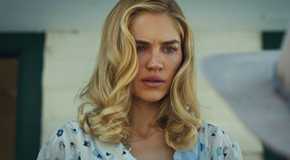 Elizabeth Strafford looking worried at someone in 1923