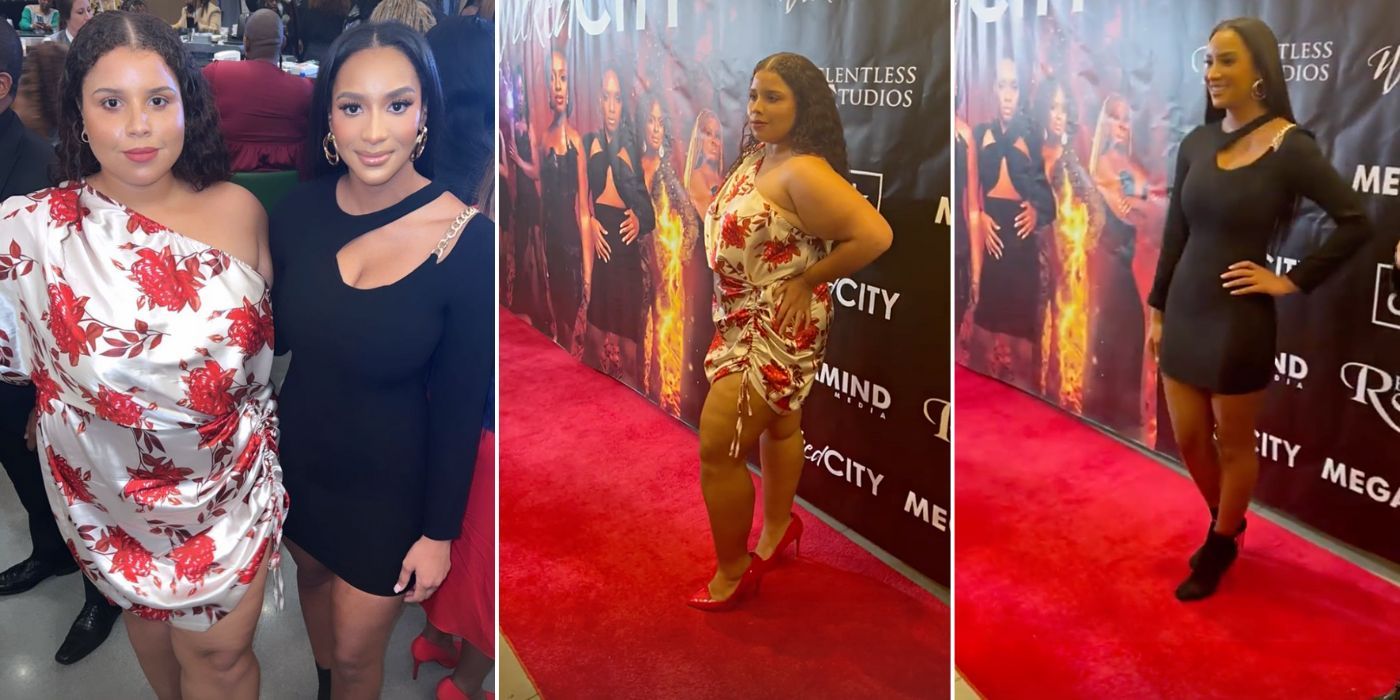 90 Day Fiancé stars Chantel and Winter Everett on the red carpet