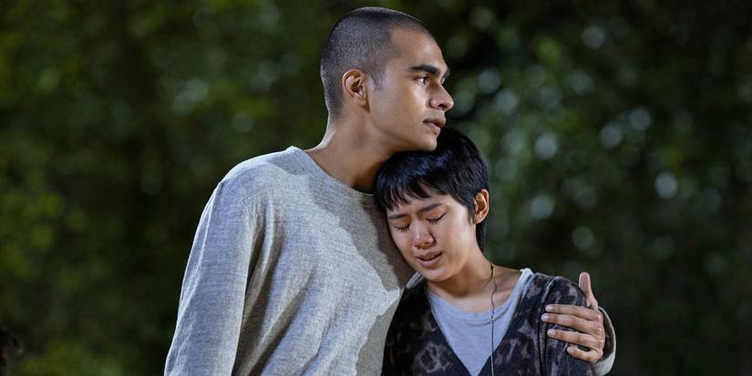 Aya Furukawa and Sauriyan Sapkota in The Midnight Club
