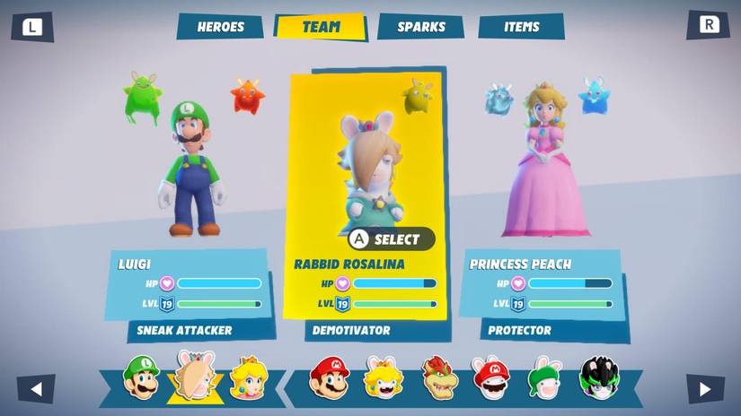 The Best Team Combinations in Mario + Rabbids Sparks of Hope