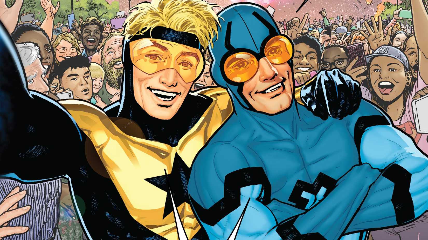 Ted Kord and Booster Gold