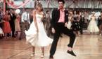 Sandy and Danny dancing at the school dance in Grease