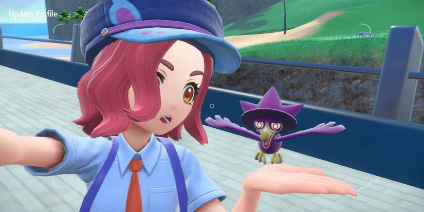 סלפי עם Murkrow בפוקימון סקרלט וויולט