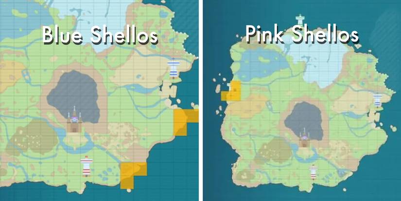 Pink Shellos Evolution How to Catch (& Evolve) Shellos in Pokémon Scarlet and Violet