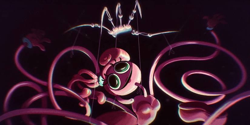 Мама с длинными ногами, управляемая по веревкам прототипом, редкий экран загрузки, найденный в Project: Playtime.