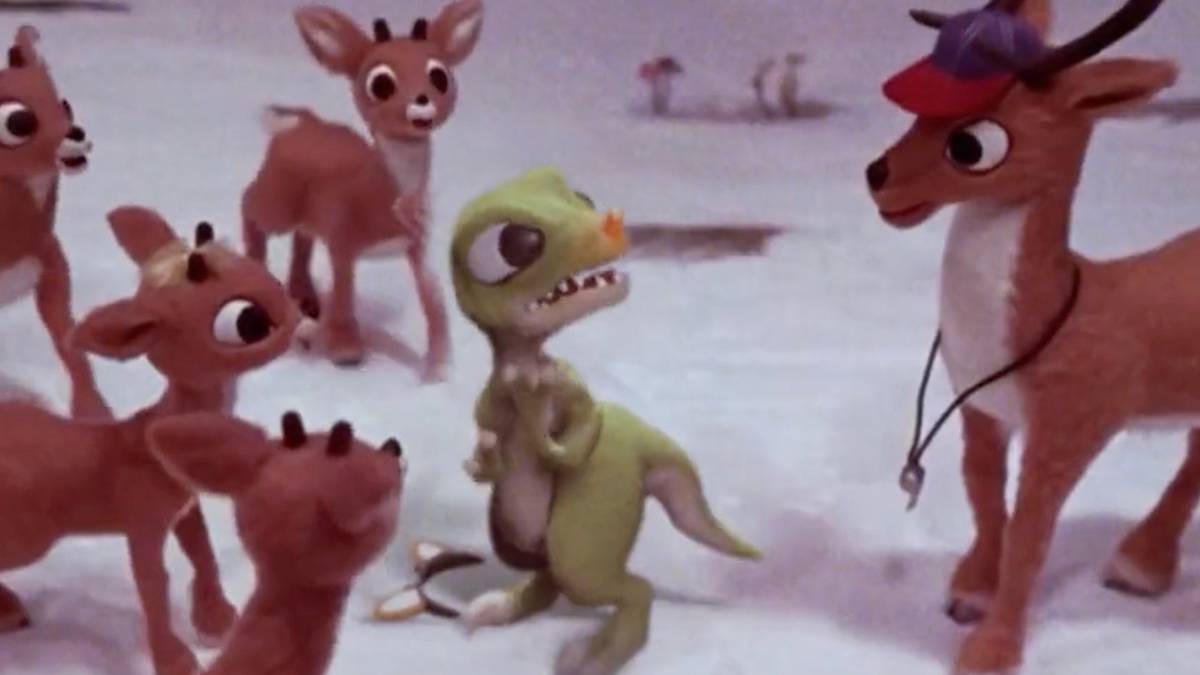 Stop-Motion Rudolph Recreated As A Raptor Is Unhinged Christmas Fun