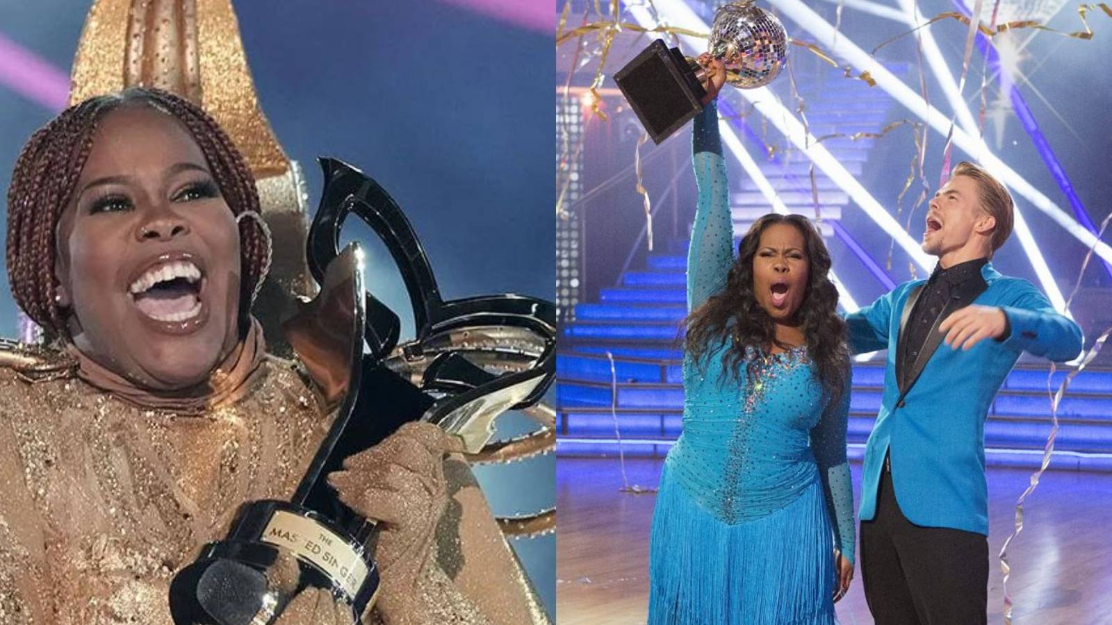 Amber Riley Fans Celebrate Her Being First To Win Masked Singer & DWTS