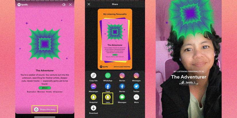 Spotify Has A Snapchat Lens For Your Wrapped Listening Personality
