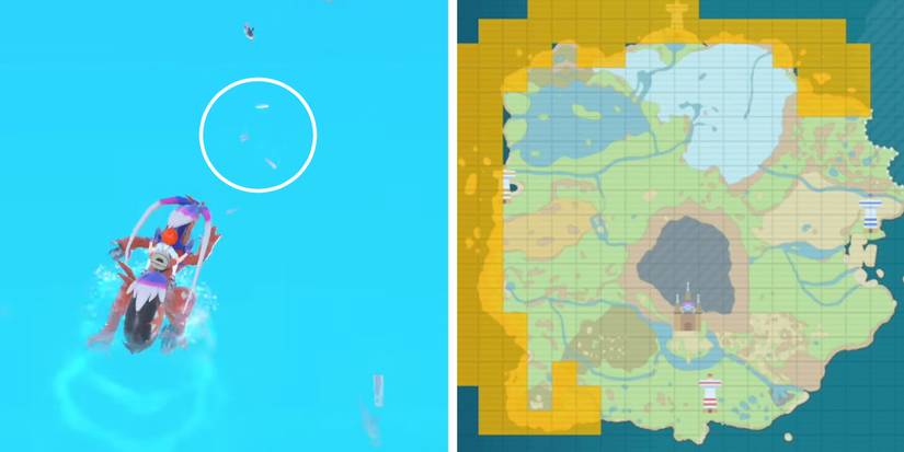 Tynamo: Встреча в дикой природе и местоположение на карте в Pokémon Scarlet и Violet