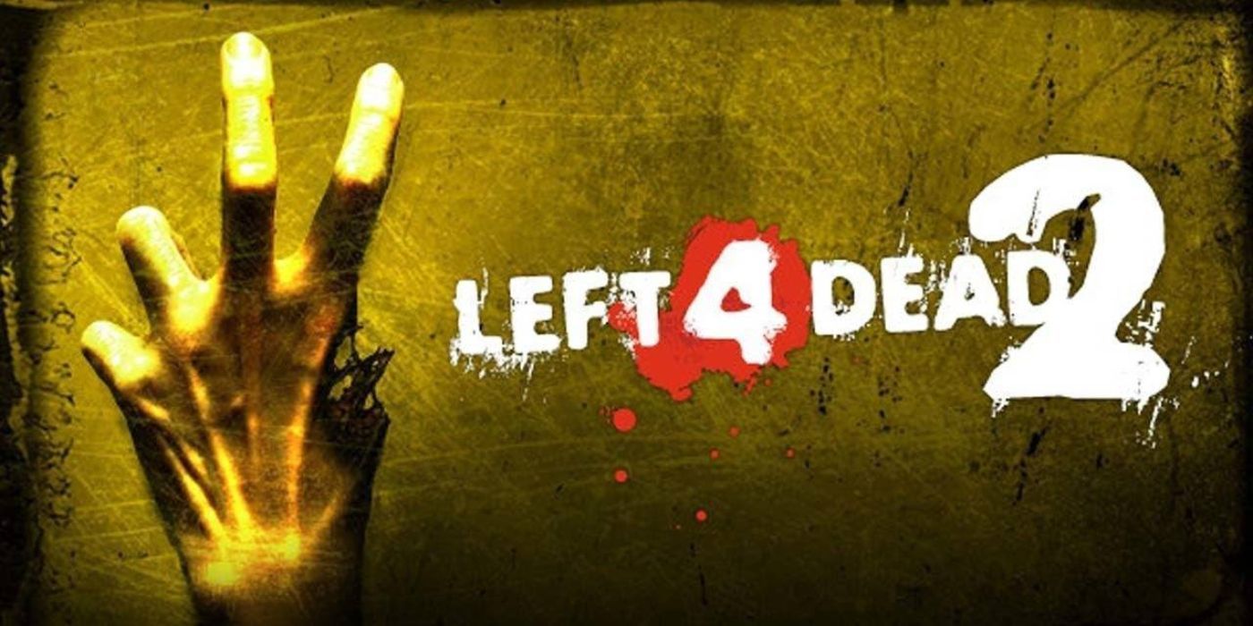 Left 4 Dead 2 video game cover showing a zombie hand.