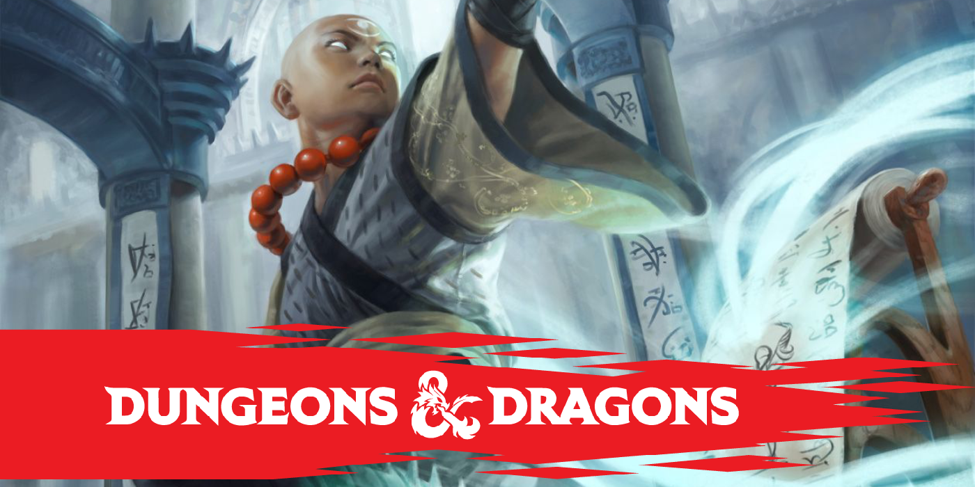 A Monk from Dungeons and Dragons in MTG art.