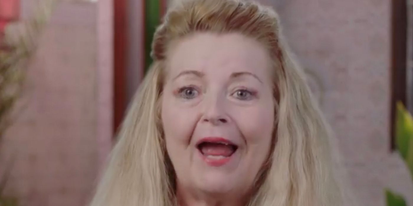 Debbie 90 Day Fiancé: The Other Way season 3 close up with mouth open