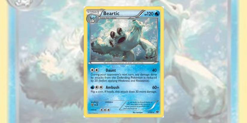 beartic pokemon card value 2022 (027/108) This attack does 50 damage for each heads Pokemon TCG: Brilliant Stars Beartic