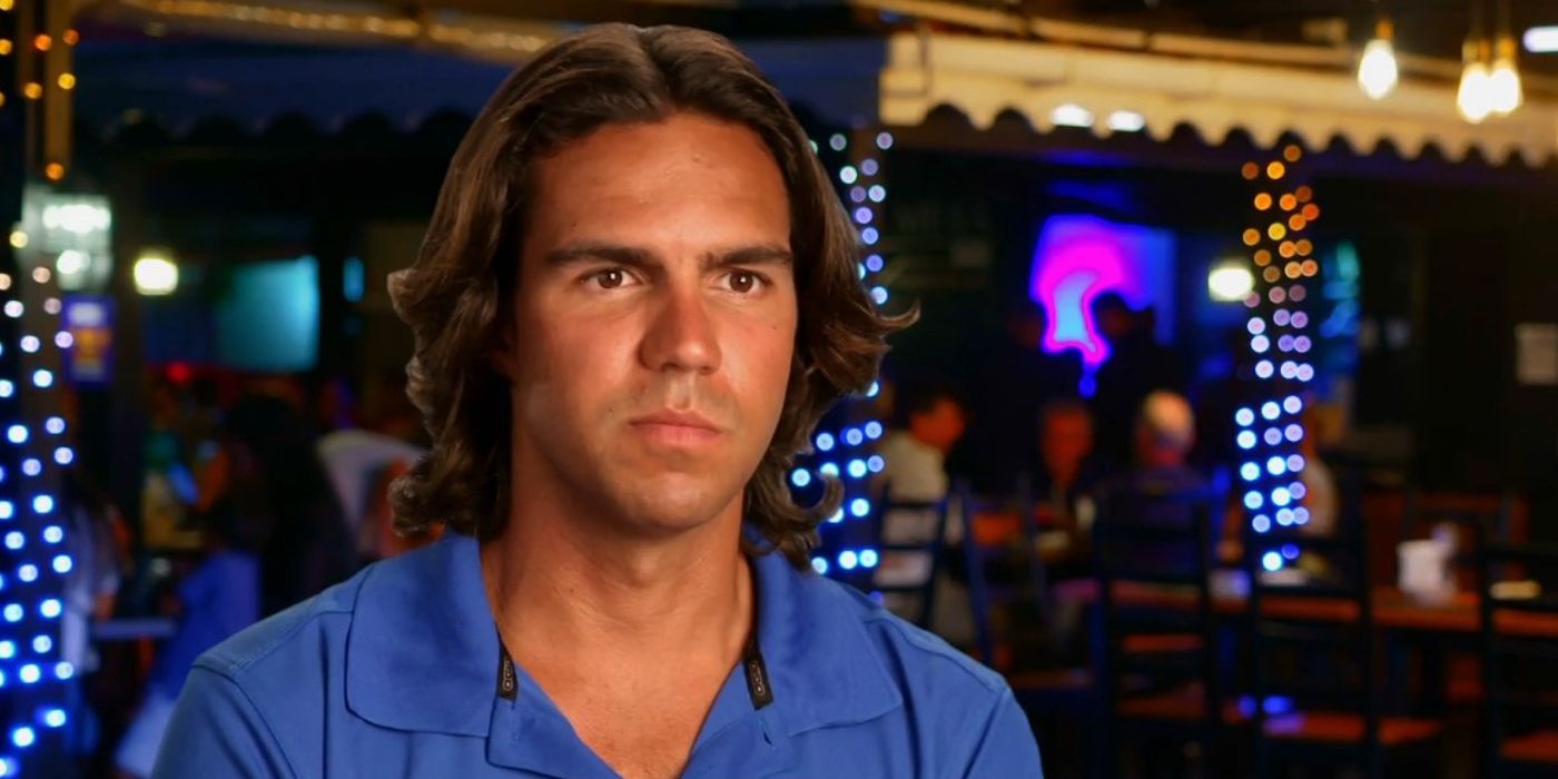 Below Deck's Ben Willoughby in a confessional wearing blue shirt