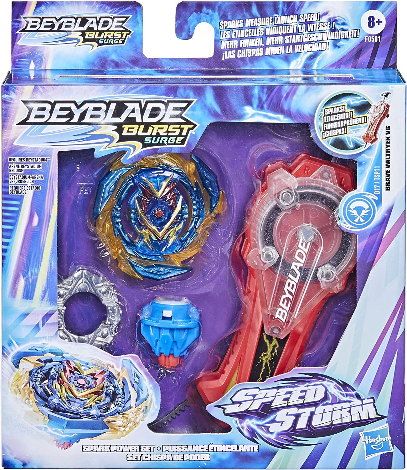 Beyblade Burst Surge Speedstorm Spark Power Set 2