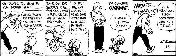 Calvin and Hobbes Rosalyn
