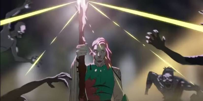 Critical Role's Caduceus turns undead enemies.