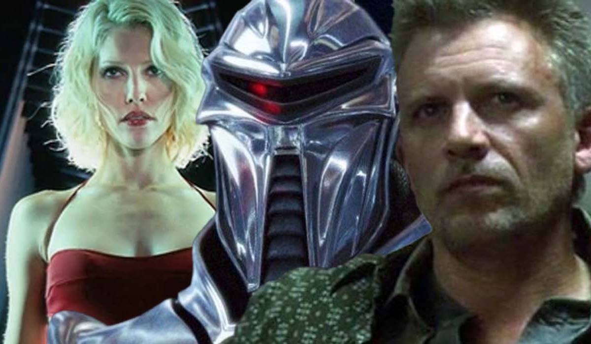 Battlestar Galactica Cylon HOT BATTLESTAR GALACTICA GOLD CYLON