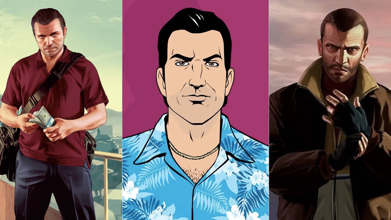 all gta protagonists wallpaper