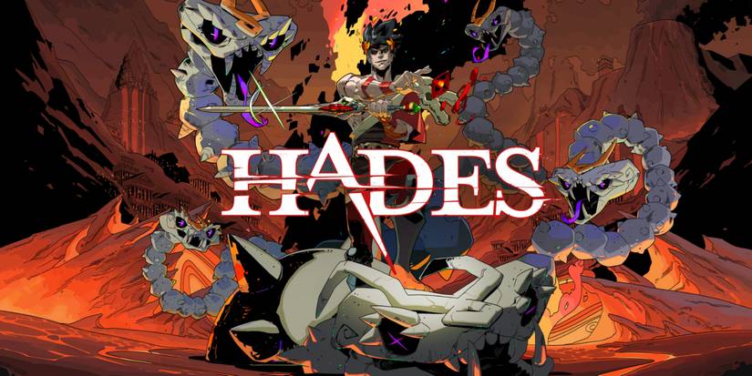 Hades promo art featuring Zagreus and the Hydra in the background.