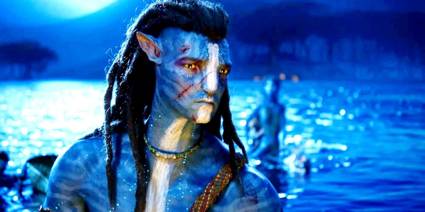 Jake looking sad in Avatar The Way Of Water