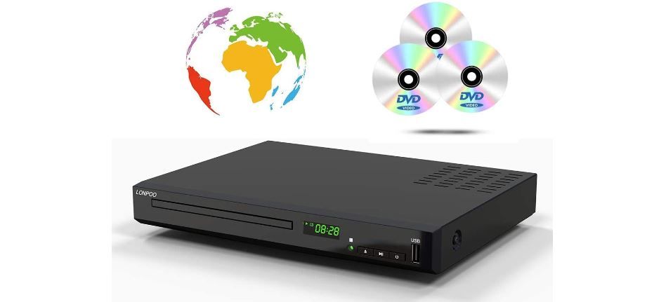 Lonpoo HD Blue-ray Disc Player para TV