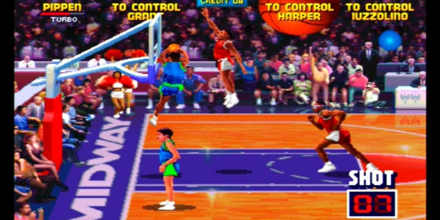 NBA Jam gameplay.