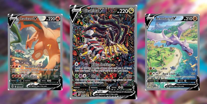 pokemon v cards Complete Set 18/18 AR