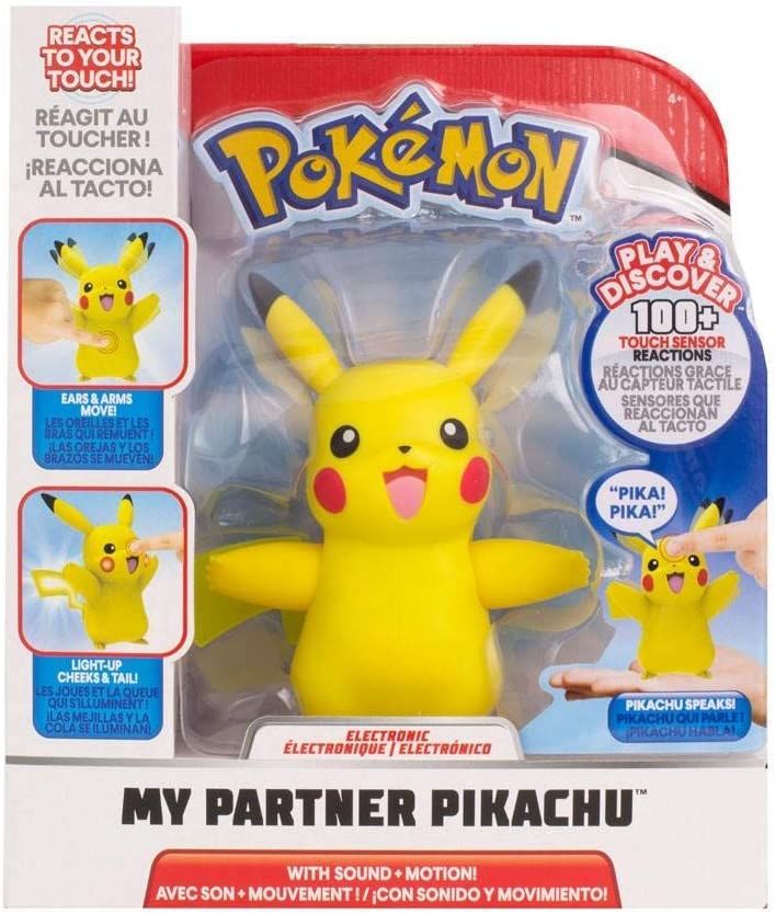 Meu parceiro Pikachu é um dos melhores brinquedos Pokemon