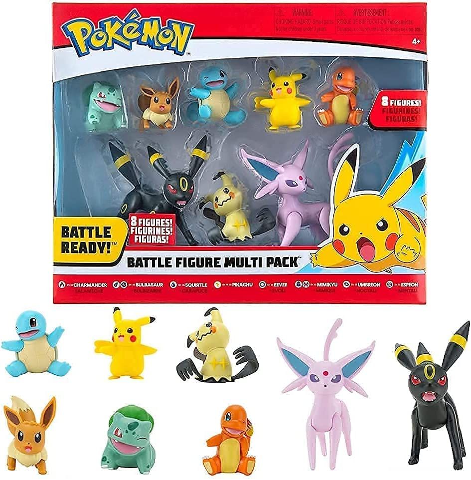 Pokemon Battle Figure 8-Pack é um dos melhores brinquedos Pokemon